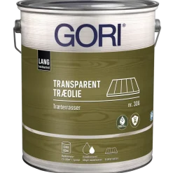 Gori 306 transparent træolie træterrasse mørk pine 5 L