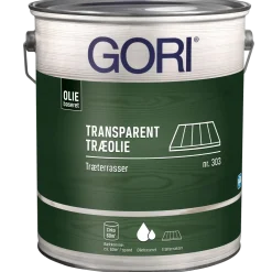 GORI 303 transparent træolie træterrasser teak 5 L