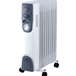 GRIPO olieradiator 2000W med 9 ribber og timer