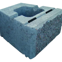 Grå lock-block XL - 15x30x26 cm