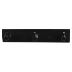 Home>it knagerække m/3 knager 200x40 mm sort