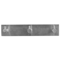 Home>it knagerække m/3 knager 200x40 mm rustfrit stål