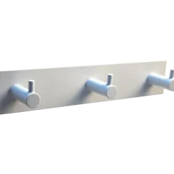 Home>it knagerække m/3 knager 200x40 mm hvid