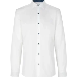 ID Seven Seas Fine Twill Virginia herre skjorte hvid str. M
