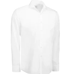 ID Seven Seas Fine Twill modern fit skjorte herre hvid str. L