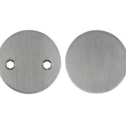 Jasa blindskilt CC30 2x Ø50 2mm massiv rustfrit 304 stål