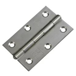 Kanthængsel 76 mm rustfrit stål