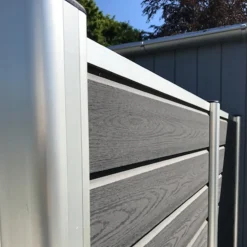 Kirkedal aluminium komposithegn forlængersæt K2 (dobbeltklink) Sort/Alu
