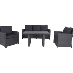 Langø sofasæt inkl. hyndersort