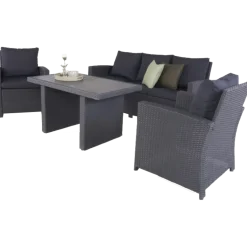 Langø sofasæt inkl. hyndersort
