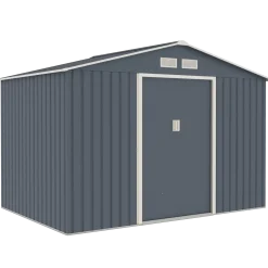Lasse redskabsskur med dobbeltdør, 5,3 m²