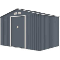 Lasse redskabsskur med dobbeltdør, 5,3 m²