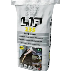 LIP 235 hurtig cement, 20 kg, grå