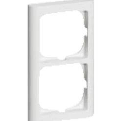LK Fuga softline 63 ramme 2x1 modul lodret hvid