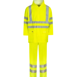 Lyngsøe microflex pu regnsæt gul str. XL