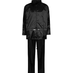 Lyngsøe nylon/PVC regnsæt sort str. XXL