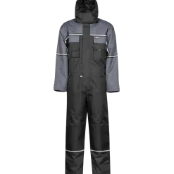 Lyngsøe rainwear Fox vinter kedeldragt sort/grå str. L