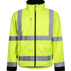 Lyngsøe softshelljakke hi-vis gul str. M