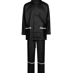 Lyngsøe microflex pu regnsæt sort str. 2XL