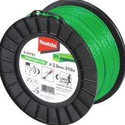 Makita E-01781 4-kant nylontråd til græstrimmer og buskrydder 2 mm - 310 m
