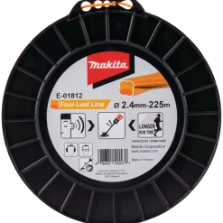 Makita E-01812 4-kant nylontråd til græstrimmer og buskrydder 2,4 mm - 225 m