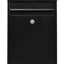ME|FA Brevkasse Piano 345x470x170 mm sort struktur