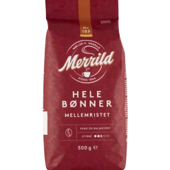 Merrild 103 helbønne kaffe 500 g