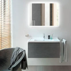 Mikelo CL34 LED spejl m/lys bag 70X90CM