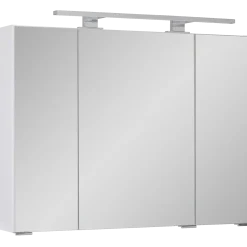 Mikelo Reno spejlskab 80x60x15 cm hvid højglans