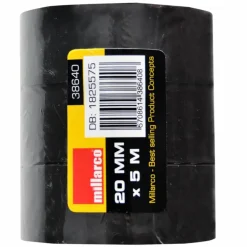 Millarco isoleringstape 20 mm x 0,5 m 3 stk