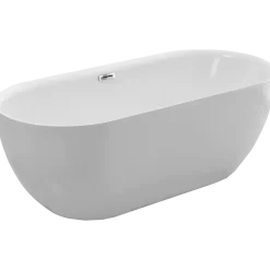 Milobad badekar 78x60x170 cm hvid akryl