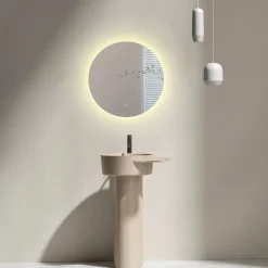 Milobad CL065 spejl m/LED Ø60 cm