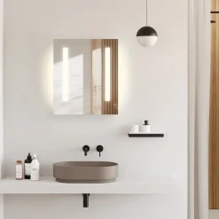 Milobad C23 spejl m/LED 70x60 cm