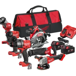 Milwaukee M18 FPP6E3-502B Powerpack el-værktøjssæt