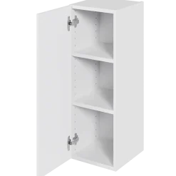 Multi-Living overskab hvid folie 30 cm
