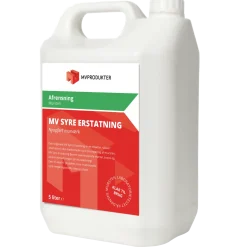 MV Produkter, syre erstatning vandbaseret 5 L