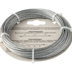 NKT stålwire 2 mm x 10 m elforz.