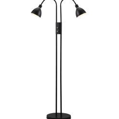 Nordlux Ray gulvlampe med dæmper sort