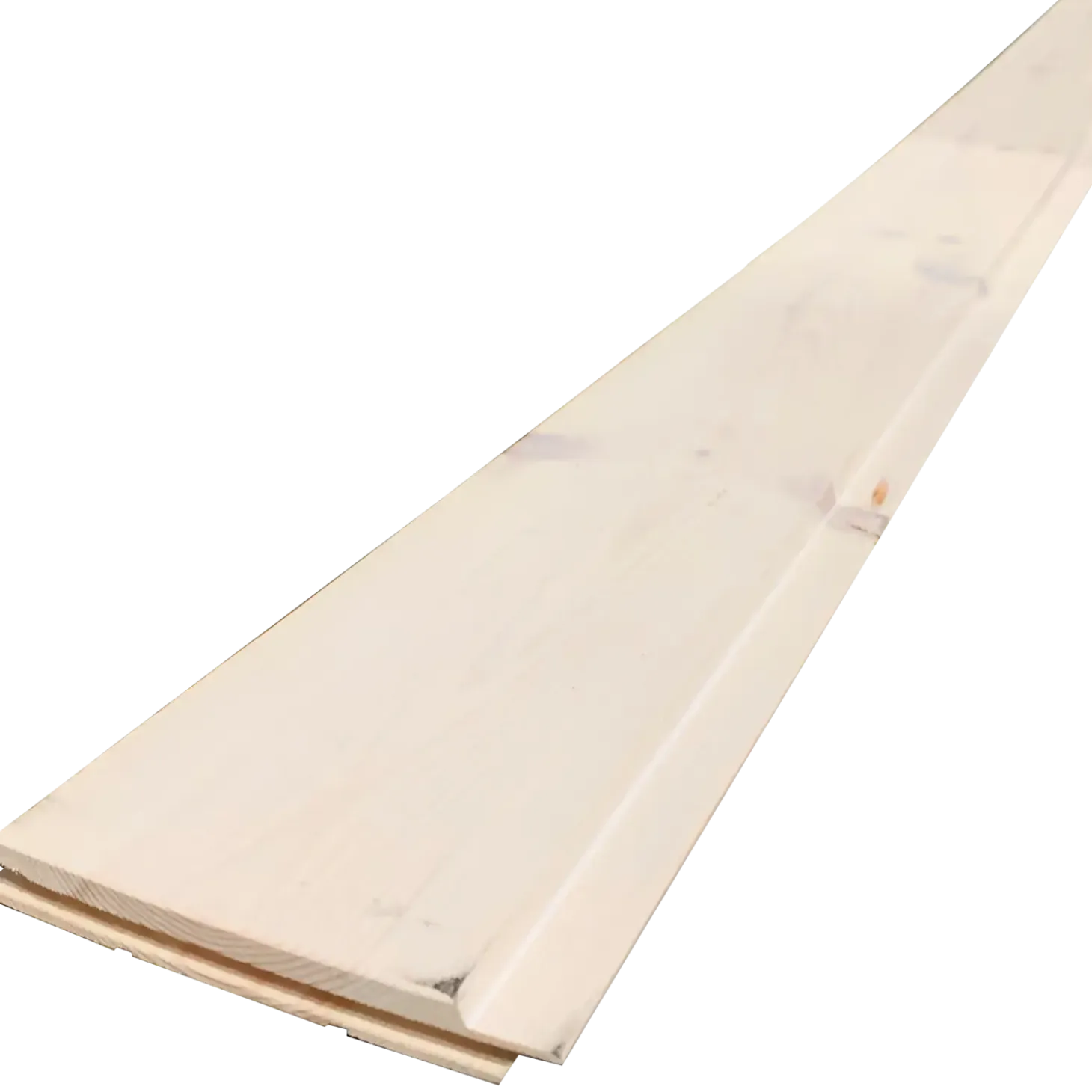 Norrland loftprofilbrædder høvlet fyr 19x125mm (15x120mm) x 4,2M hvid superlasur