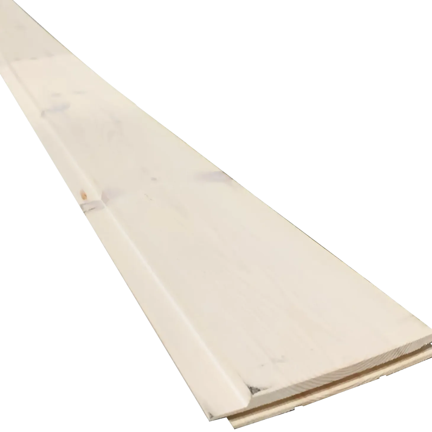 Norrland loftprofilbrædder høvlet fyr 19x125mm (15x120mm) x 4,2M hvid superlasur