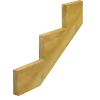 NSH trappevange 3 - trin trykimpr. træ