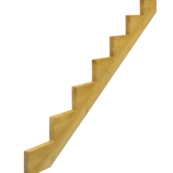 NSH trappevange 7 - trin trykimpr. træ