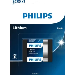 Philips 2CR-5 6 volt lithium batteri