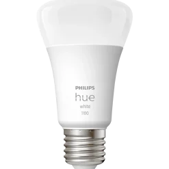 Philips Hue LED pære E27 9,5W A60 hvid LED