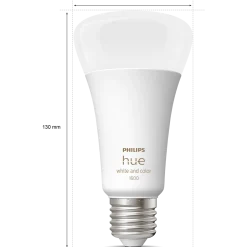 Philips Hue LED pære E27 13,5 W hvid/farve ambiente