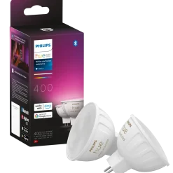 Philips Hue MR16-LED-spot GU5.3 hvid/farve ambiente 6,3W 2-pak