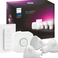 Philips Hue White and color ambiance startsæt GU10
