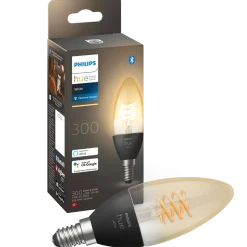 Philips Hue White LED filament kertepære E14