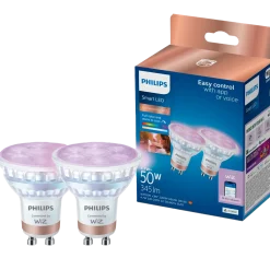 Phillips Smart Wiz PAR16 LED-spot GU10 hvid 4,7W 2-pak