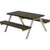 PLUS Alpha Junior Bord/Bænkesæt 118 cm RePlast Sort